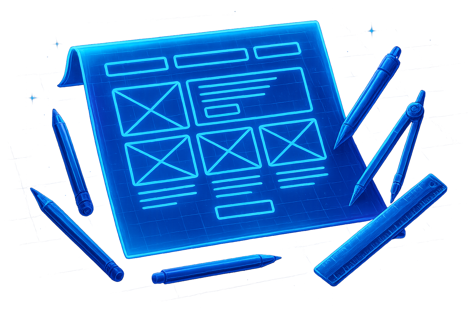 Web Design Page Visual